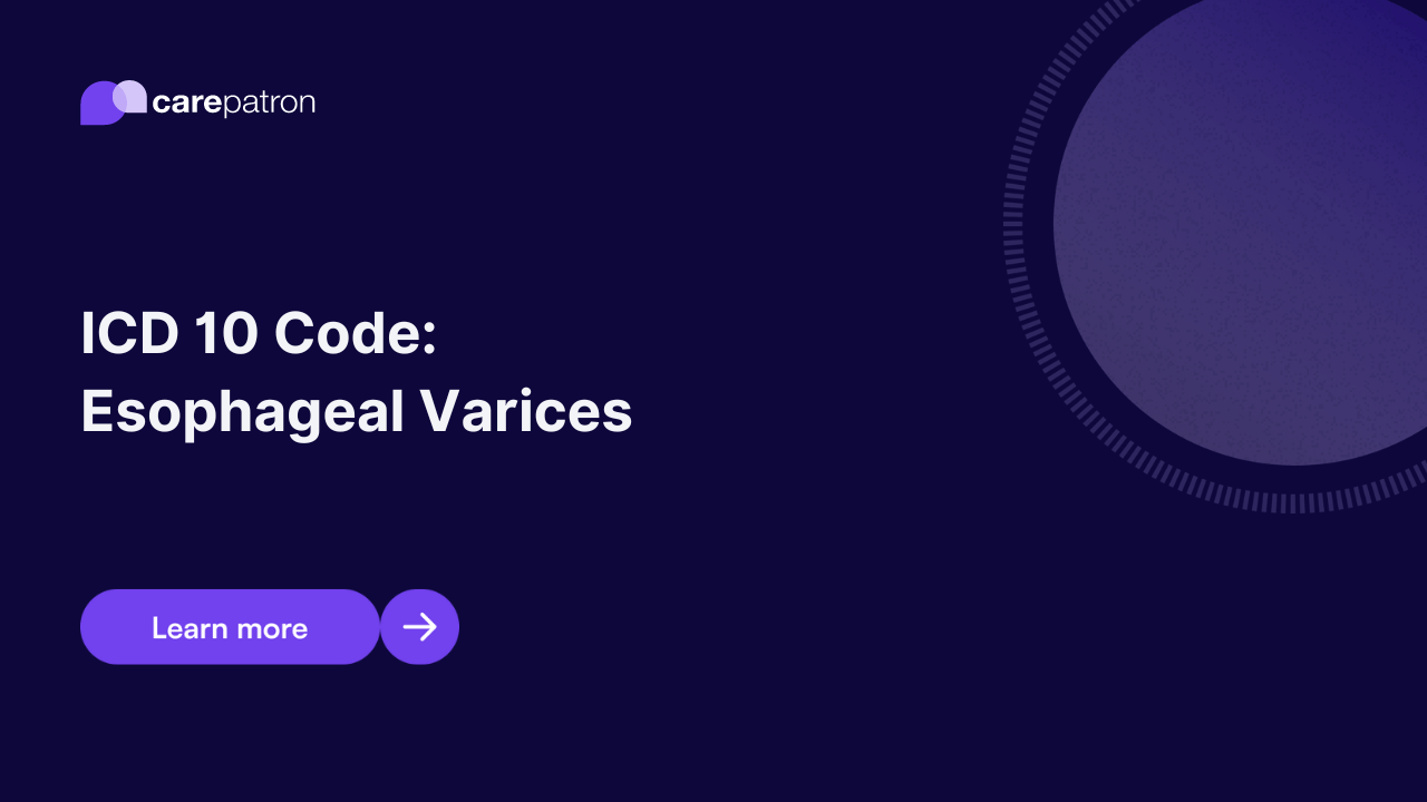 Esophageal Varices ICD10CM Codes 2023